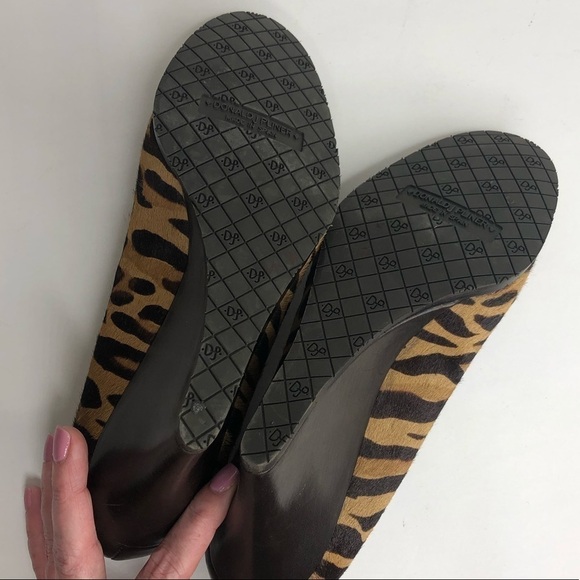 Donald J Pliner Animal Print Wedge Loafers - Picture 6 of 7